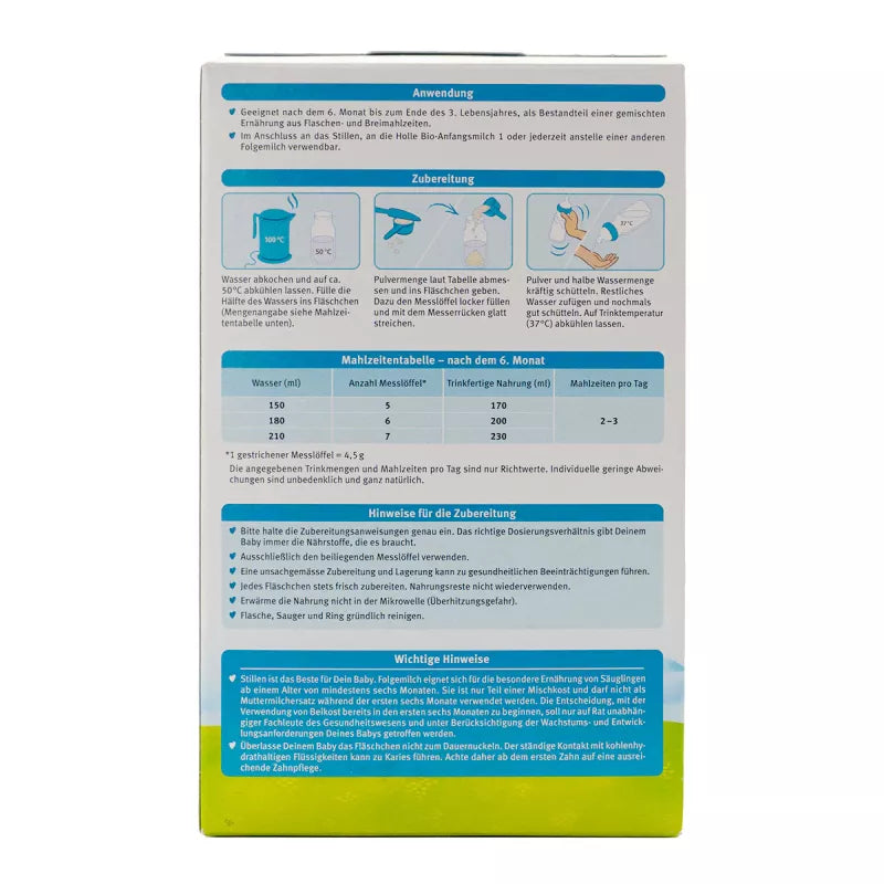 Holle Organic Infant Formula 2