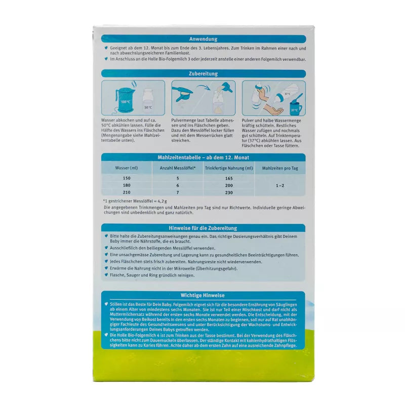 Holle Organic Infant Formula 4