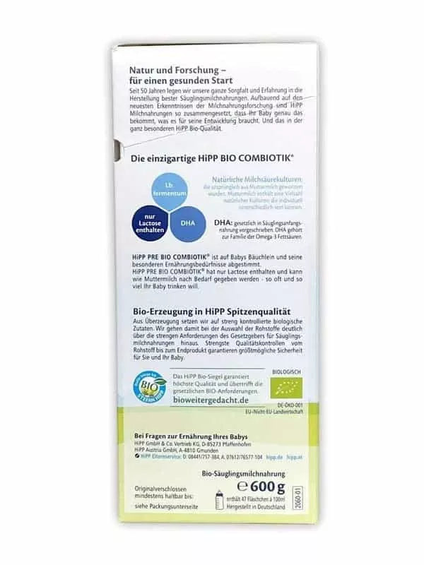 HiPP Combiotic Infant Formula PRE