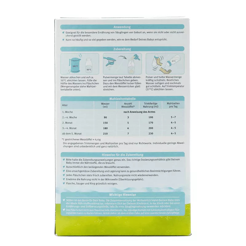 Holle Organic Infant Formula PRE