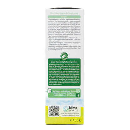 Holle Organic Infant GOAT Milk Formula 1